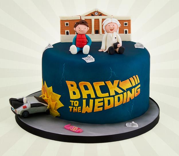 Необычные свадебные торты для поклонников кино