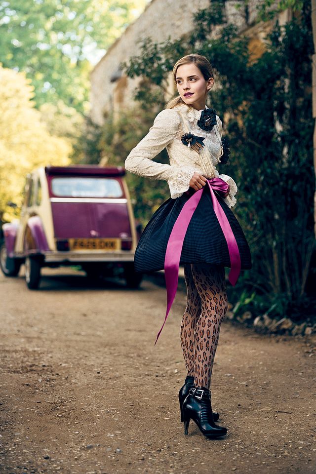 Эмма Уотсон в фотосессии Нормана Джина Роя для журнала Teen Vogue