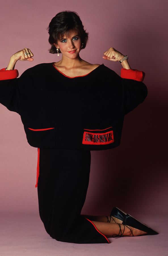 Кортни Кокс в 1985 году в фотосессии Дианы Линн