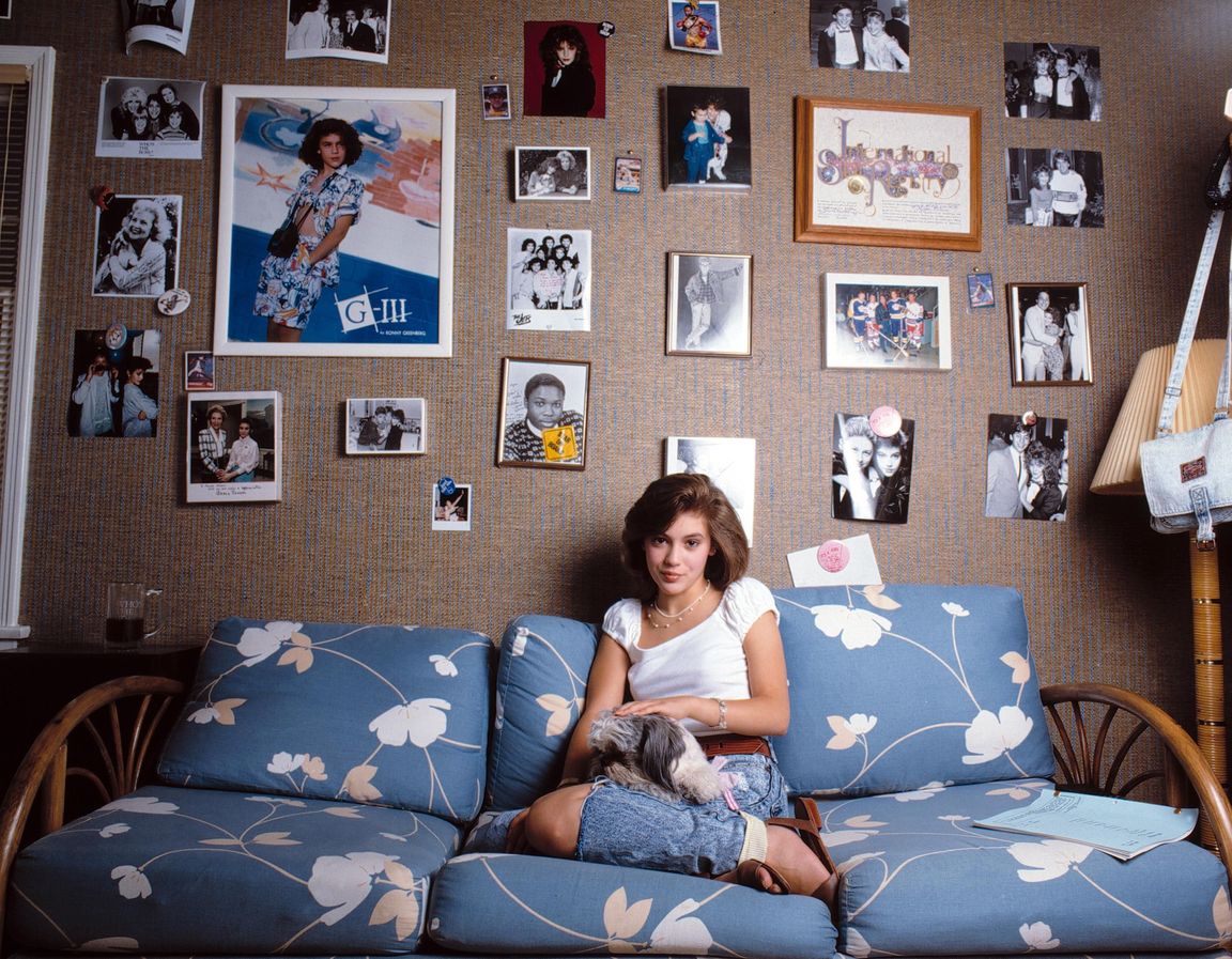 Алисса Милано в 1986 году в фотосессии Майкла Бенабиба