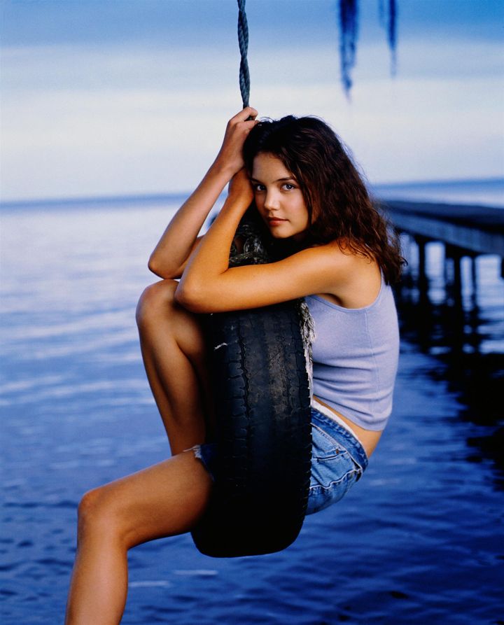 Кэти Холмс в 1998 году в фотосессии для журнала Rolling Stone